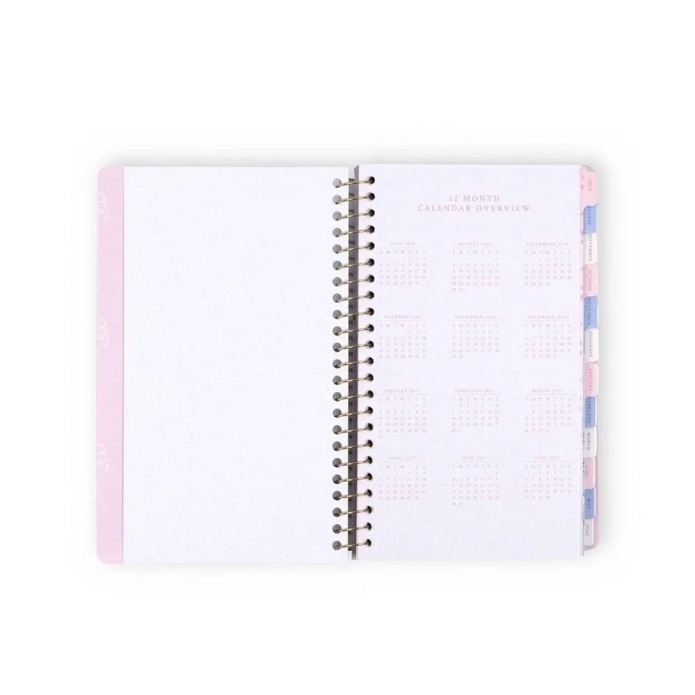 Love Shack Fancy Planner 2026 2027 Academic Student Blue Floral Rosettes New LSF